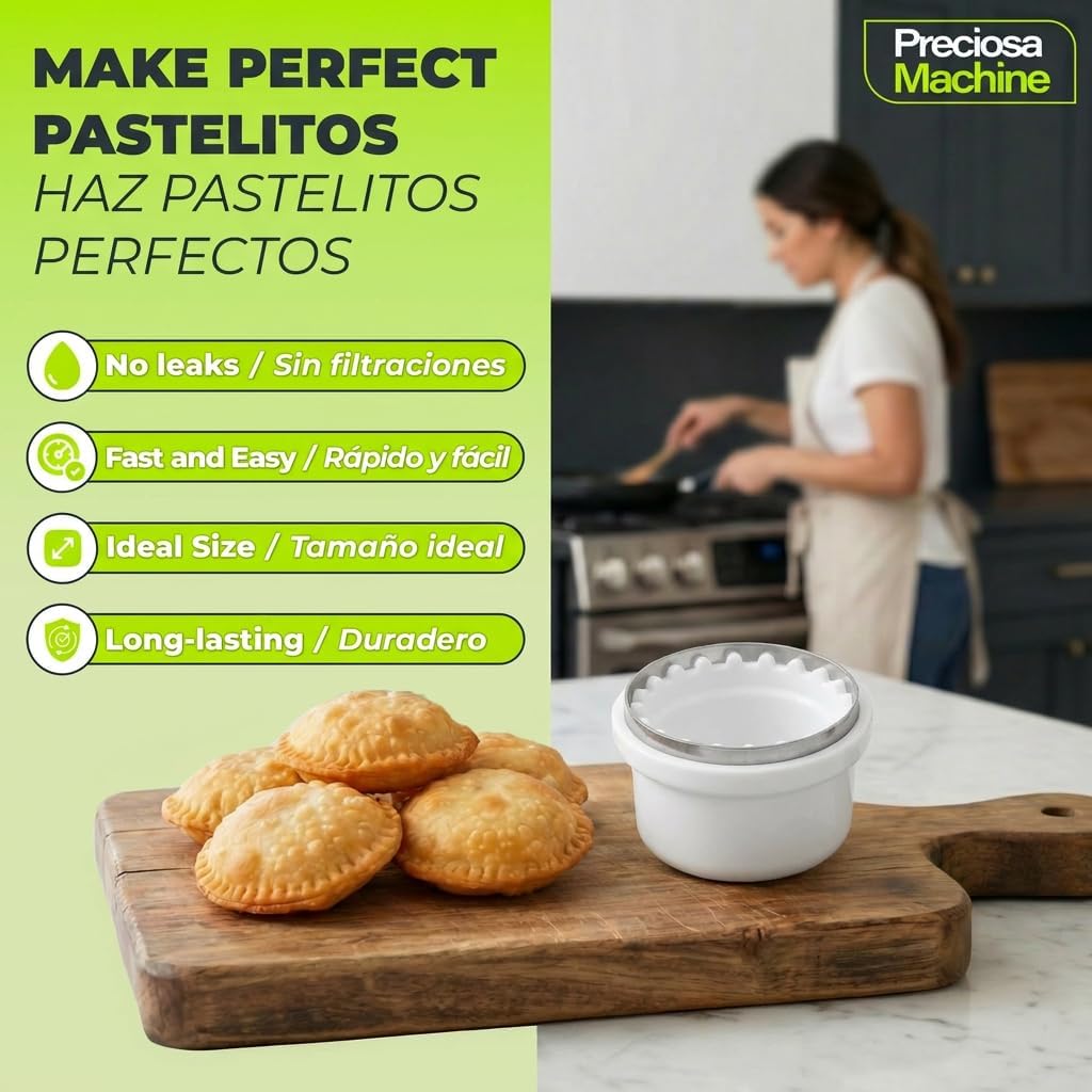Preciosa Machine PP02 Cortador De Pastelitos Acero Inoxidable Pack de 2