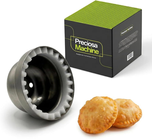 Preciosa Machine SS001 Cortador de Pastelitos Venezolanos de Acero Inoxidable 9 cm