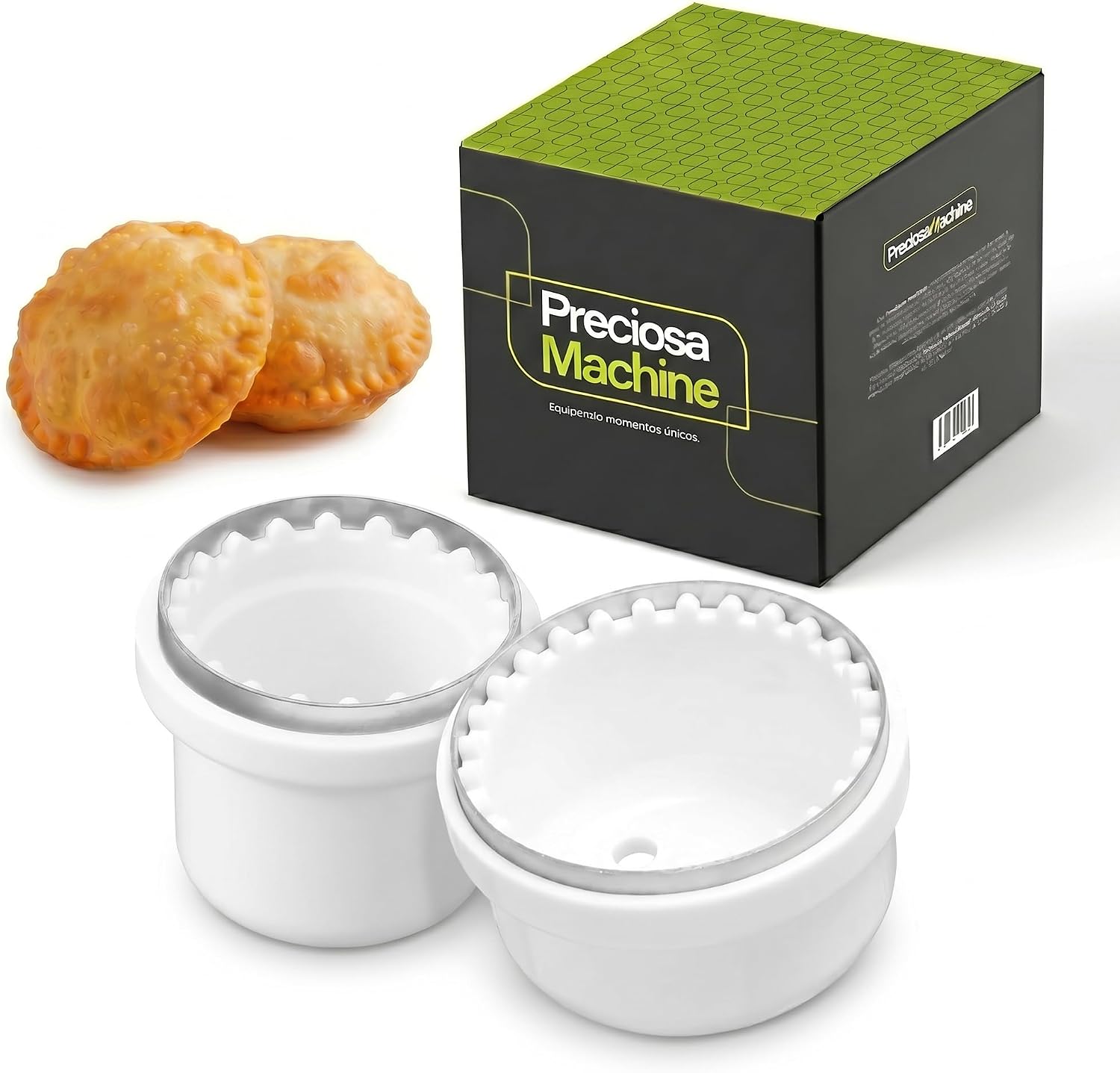 Preciosa Machine PP02 Cortador De Pastelitos Acero Inoxidable Pack de 2