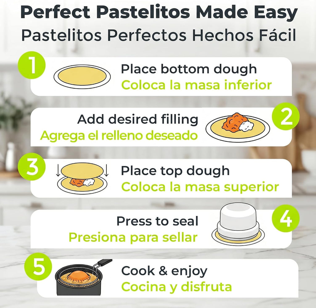Preciosa Machine PP02 Cortador De Pastelitos Acero Inoxidable Pack de 2